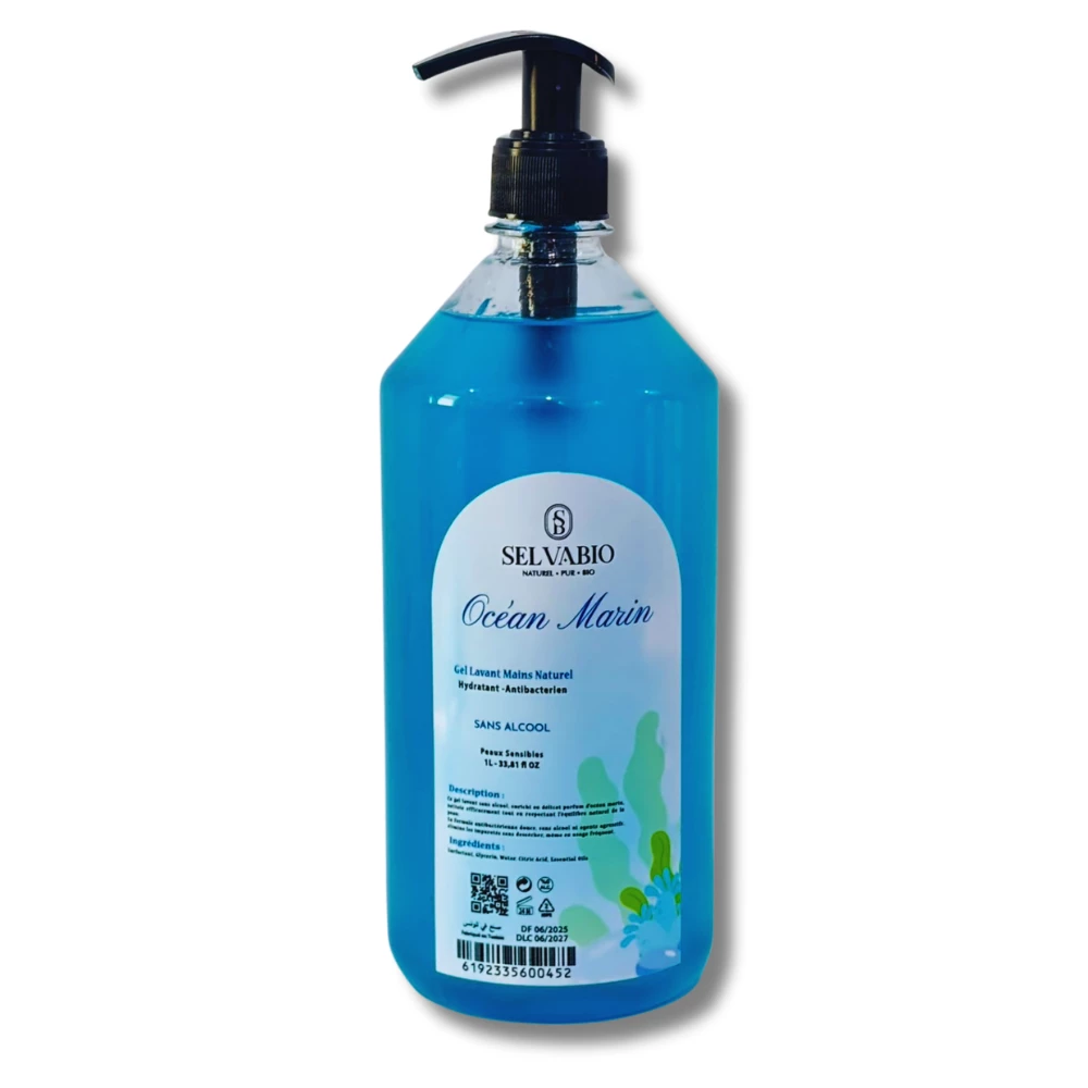 Gel Lavant Mains Océan Marin 1L